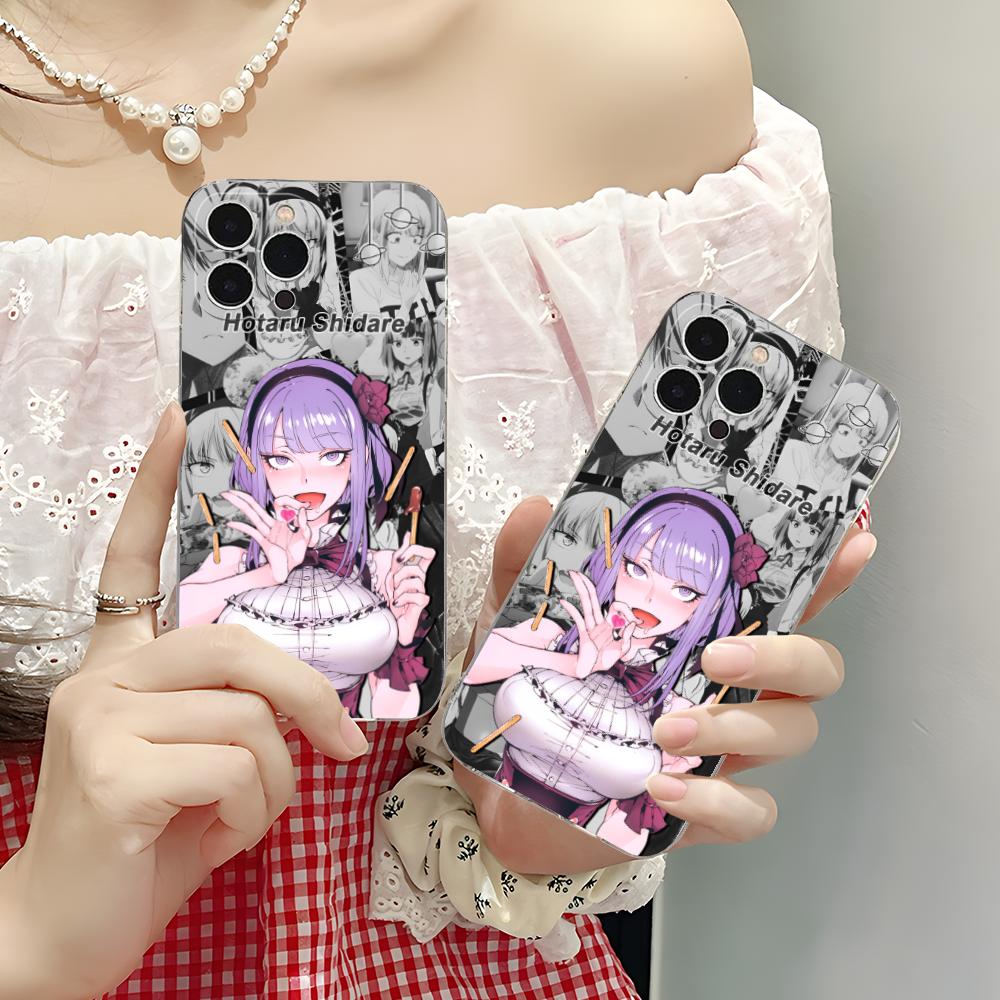 Dagashi Kashi Hotaru Mobile Phone Case for iPhone 17 16 15 14 13 12 11 X XR XS Air Pro Max Plus Mini Clear Colorful Cover Luxury