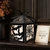Holiday Celebration Supplies 5Pcs Halloween Gift Box, Bat Decor Candy Container, Trick or Treat Durable Reusable Props Spooky Paper Box for