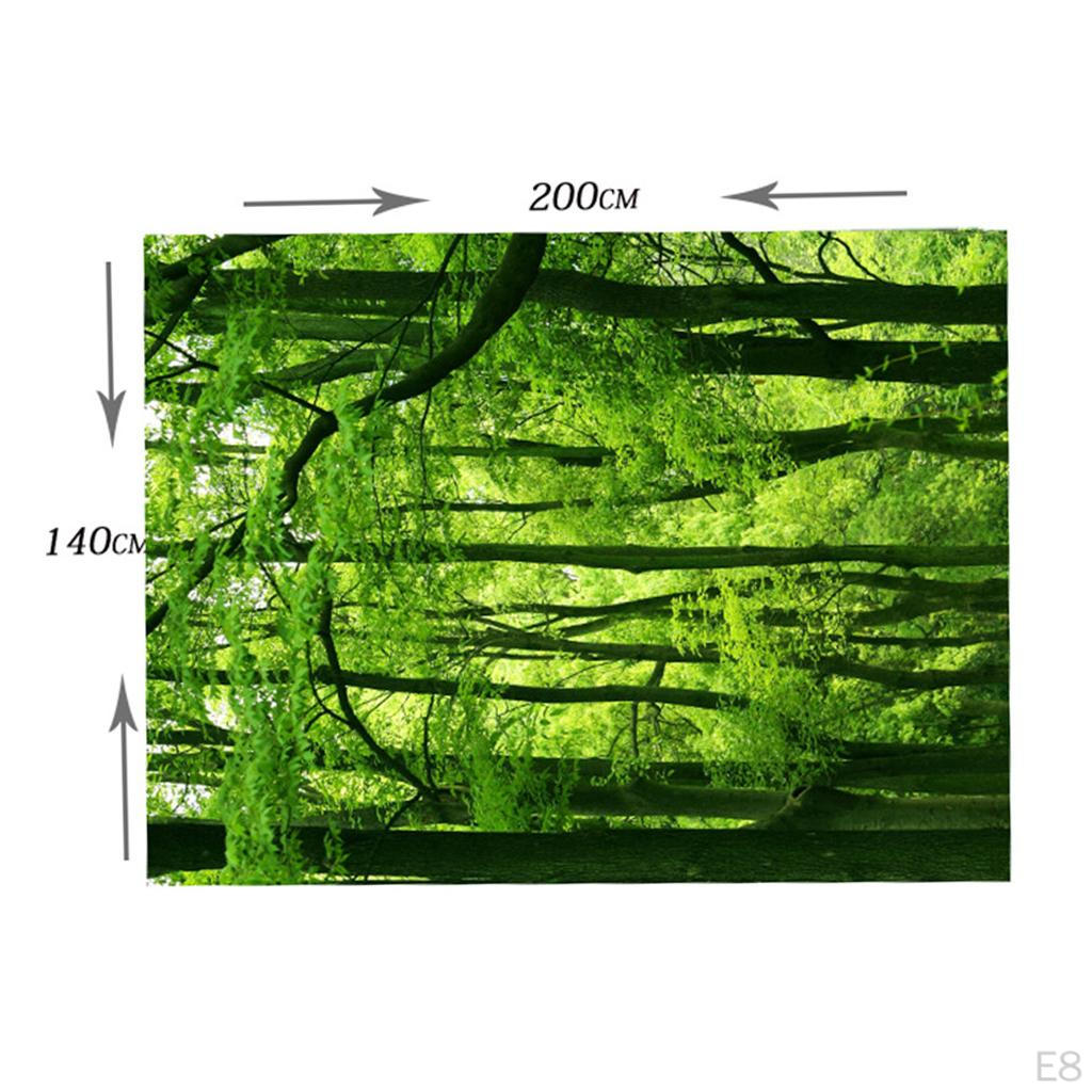 -resistant Printed Tablecloth TV Stand Refrigerator Table Mat Decorative