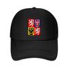 FLAGS AND DEVICES OF THE WORLD  CZECH REPUBLIC COAT OF ARMS Baseball Cap Sun Cap Cute Golf Women Unisexs