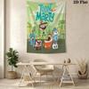 Toon Marty Cartoon Character Pattern Home Decor Tapestry, Wall Hanging, Decorative RV Wall Cloth.ZGT0914110