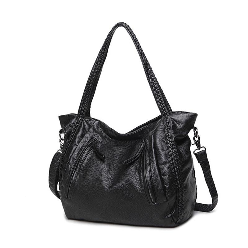 Geantă mare, moale, din piele PU, genți de mână pentru femei, genți de mână pentru femei, genți de umăr pentru femei.