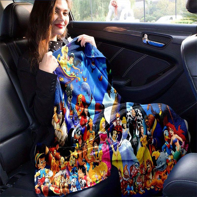 Manta do Mickey & Minnie Macia, Quente de Flanela para Sofá, Cobertor Macio e Quente para Cama, Ideia de Presente Única.