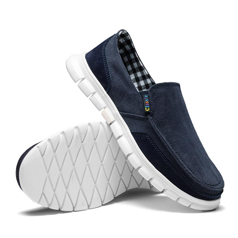 

2025 new foot cover canvas loafers men s one-pedal men s casual shoes old Beijing cloth shoes spot 46