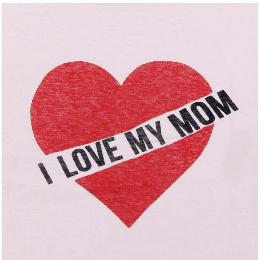 Leedon 024 02wcgt099 ClaSSIc I Love My Mom Women S Short Sleeve Tee