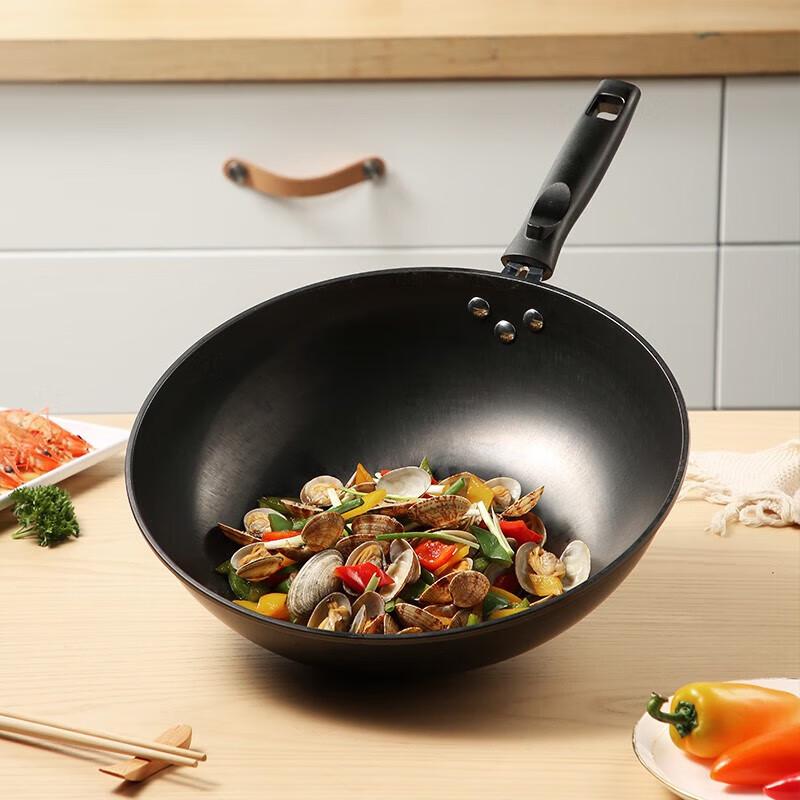 COOKER KING Energy-Saving Refined Iron Wok