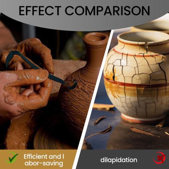 Hrnčířské ořezávací nástroje Přenosné Odolné Kovové Dvojité Konce Multifunkční Ostré Umělecké Keramické Hlíny Tvarovací Sochařské Ořezávací Nástroje