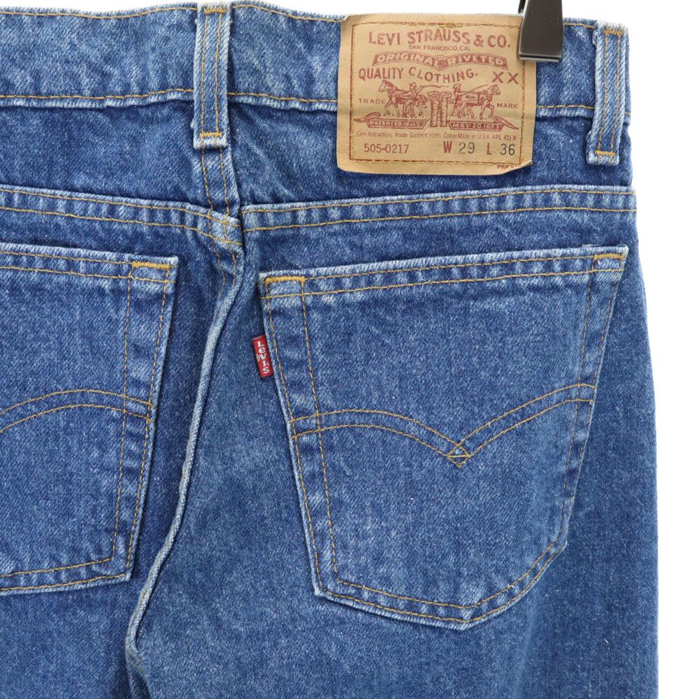 Levi's 90s 505-0217USA Made Old Denim pants W29 blue jeans Men's Used