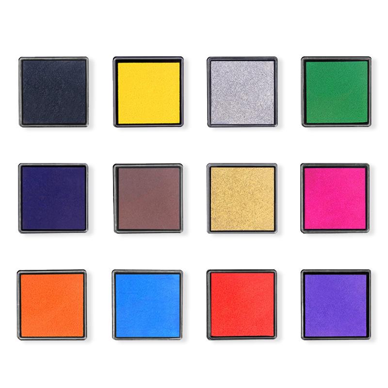 Children's DIY Rubber Stamp Ink Pad - 4x4 Graffiti Art & Journaling Set