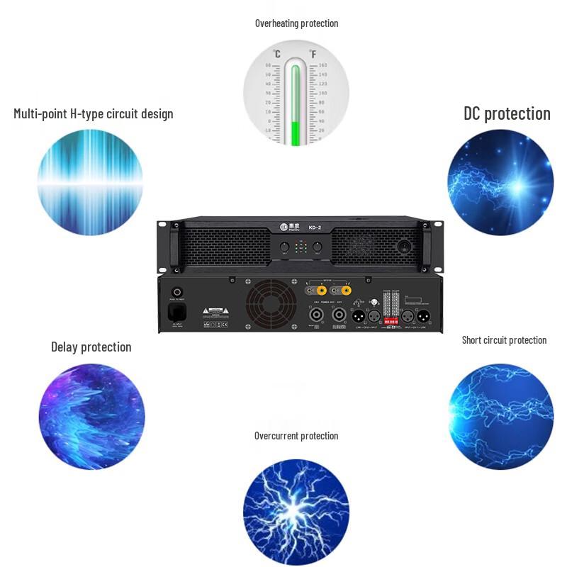HuiDu Professional Conference Pure Power Amplifier (CN version)