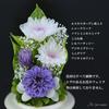 Art for Seasons Mini Offering Flowers Mini Glass Lila Preserved Flowers