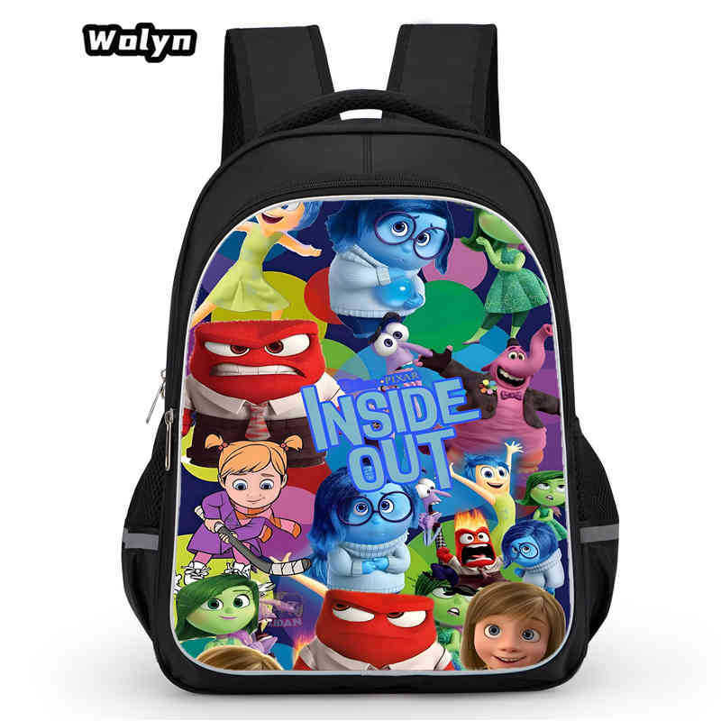 Mind Secret Service 2Ide Out Simple Cute Backpack Student School Bag Backpack