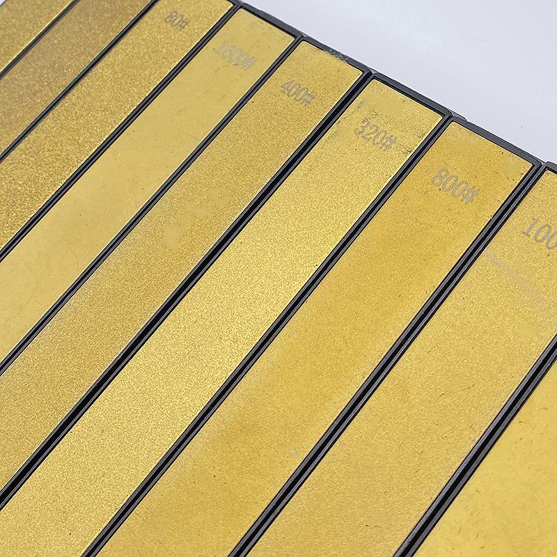 Hochwertiger Diamant-Wetzstein Messerschärfer Festwinkel-Messerschärfer Schleifstein Diamant-Wetzstein Ölstein Honen