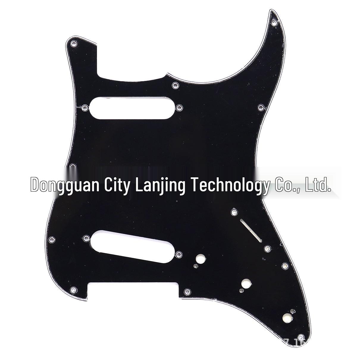 

St Sq SSS Electric Guitar Pickguard with Pointer Hole, 11-Hole Single-Ply Front Cover Plate