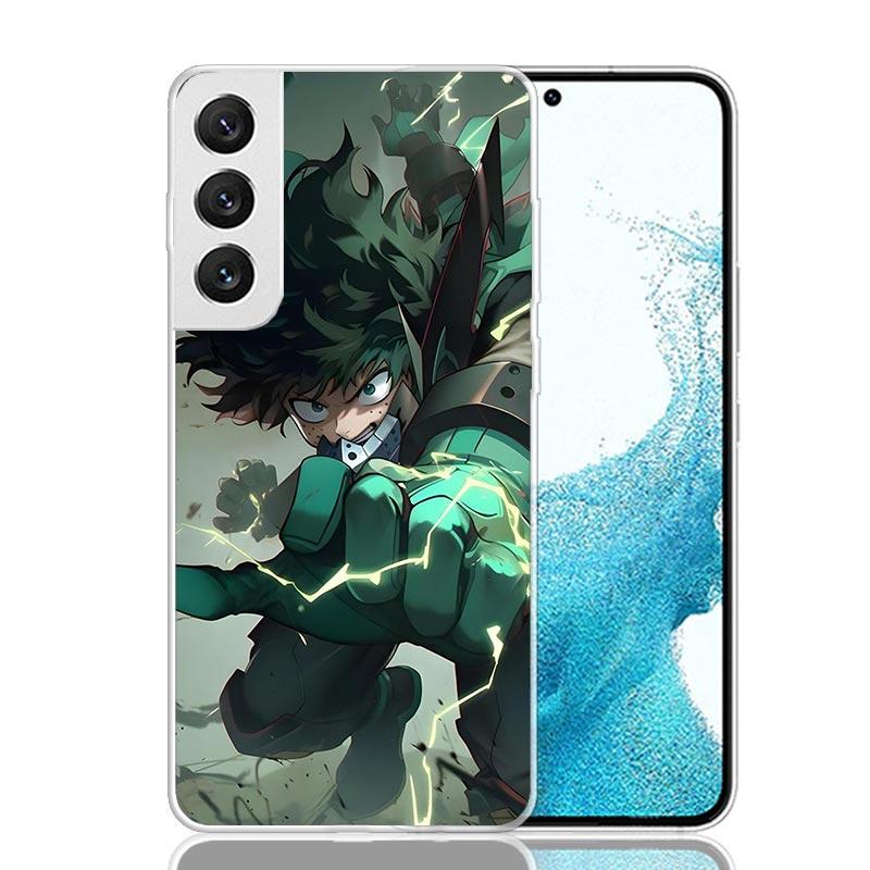 Midoriya Izuku Deku MHA My Hero Phone Case For Samsung Galaxy S26 S25 Edge S24 S23 FE S22 Ultra S21 Plus S20 + Fundas Cover Coqu