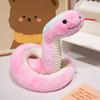 Strip Snake Simulation Plush Toy Cute Cartoon Funny Creative Doll Decoration
