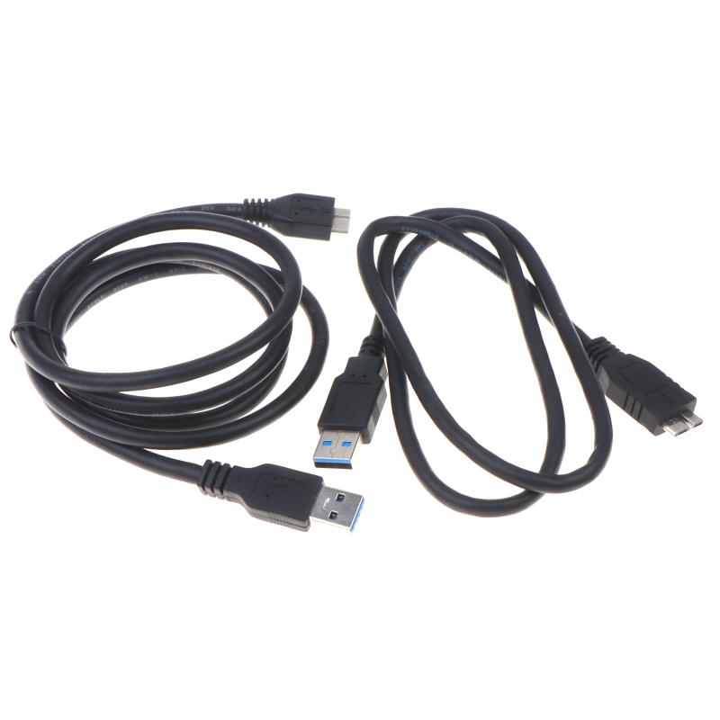 USB 3.0 A to Micro B External SSD Cable 5Gbps High Speed Data Transfer Cord for HDD Camera Mobile Storage Daily Use