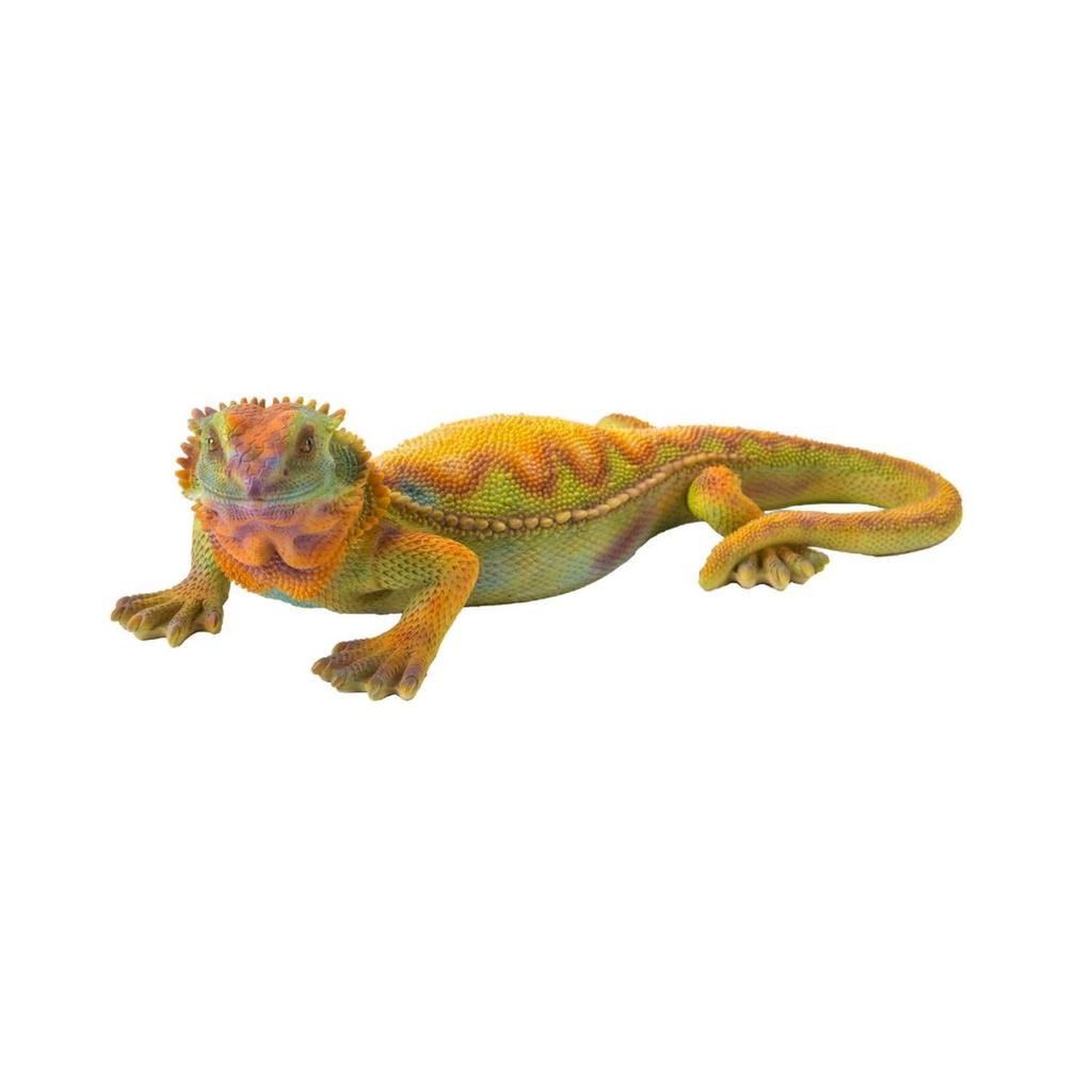 Ubia Yellow Red Green Lion Lizard x x 9 cm Doll Figurine Ornament Animal Garden Decor Lizard (Small) 31.3 15.2 H11360-A-2