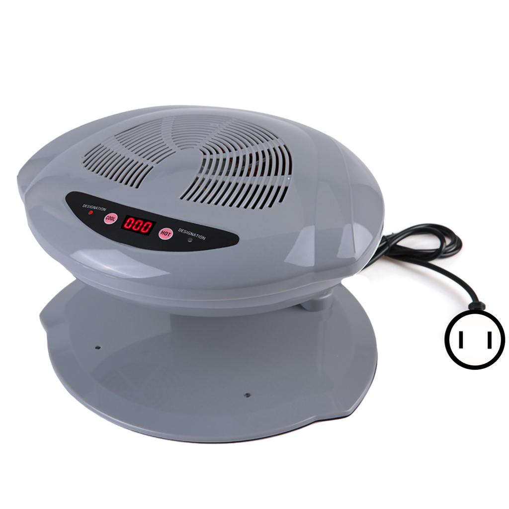 2 in 1 Grey CoolWarm Air Blow Temperature Sensor Nail Polish Dryer Machine