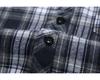 Trendy Retro Plaid Plus Size Casual Men's Short Sleeve Shirt C2175-P24