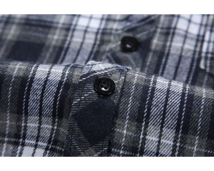 Trendy Retro Plaid Plus Size Casual Men's Short Sleeve Shirt C2175-P24