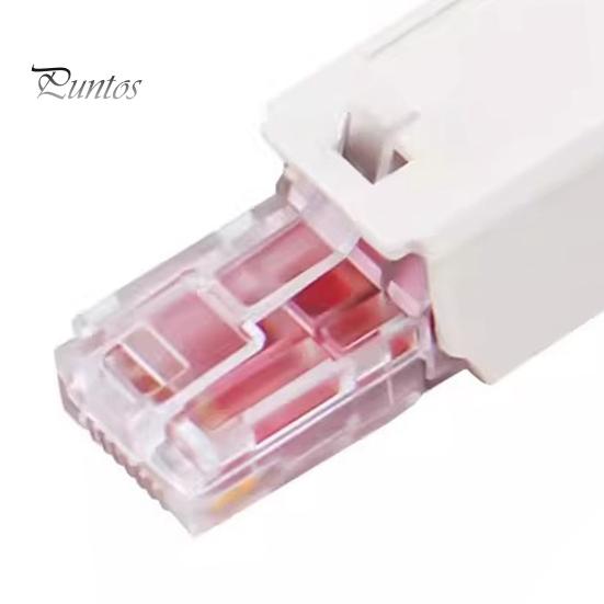RJ45 Network Connector Universal Easy Assembly High Speed LAN Data Transfer Network Connector Head Accessories