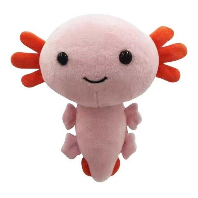 Peluche Axolotl Kawaii di Alta Qualità 20cm Squishmallowing Axolotl Peluche Bambola Giocattoli per Bambini Decorazione Stanza Regalo per Bambini