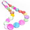 JMXD-Exaggerated Popular Natural Shell Bead Pearl Necklace Women's Handwoven Necklace Collarbone Chain Clothing Accessories