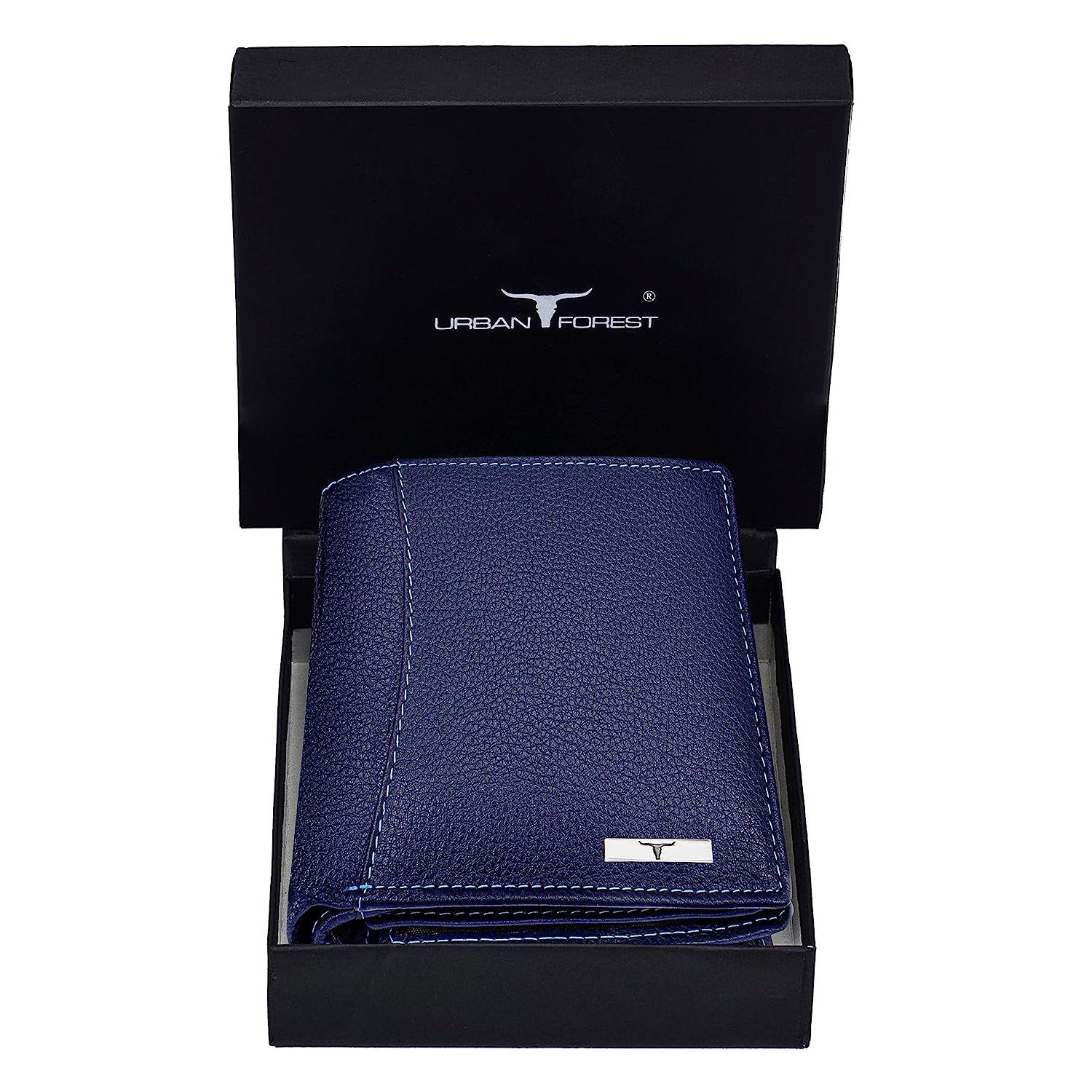 

Чоловічий шкіряний гаманець URBAN FOREST Orlando синій