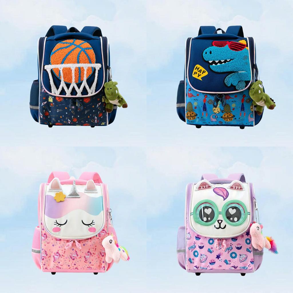 Dinosaur Kids Backpack With Lightweight Waterproof Design For Kindergarten Students
