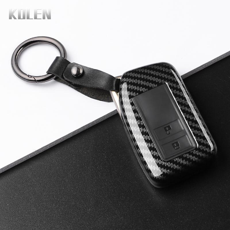 Abs Carbon Fiber Style Car Key Case Cover For Lexus Rx350 Nx300 Es300H Rx450H Gs300 Gx470 Is250 Es350 Lx570 Gx460 Nx300H Is300H