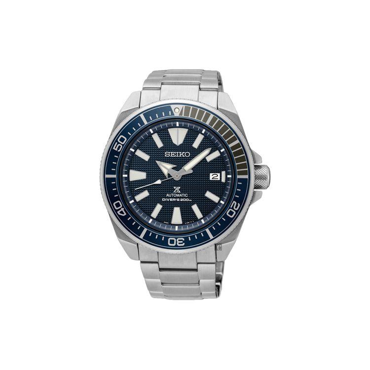 Seiko Men's Blue Prospex 200M Waterproof Classic Automatic Mechanical Movet Stainless Steel Watch Watches Srpb49j1