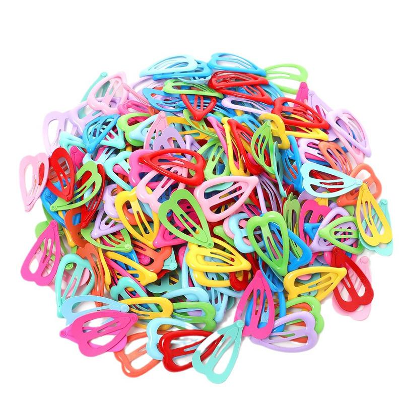 

10/20/30 шт. Аксессуары для волос для девочек Резиновая заколка для волос в форме сердца любви Конфетного цвета Детская заколка-клипса с капающим маслом Милый детский головной убор 10pcs