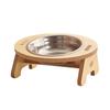 Cat Food Bowl with Anti-Knockover Design Dog Water Feeding Container for Small Animal