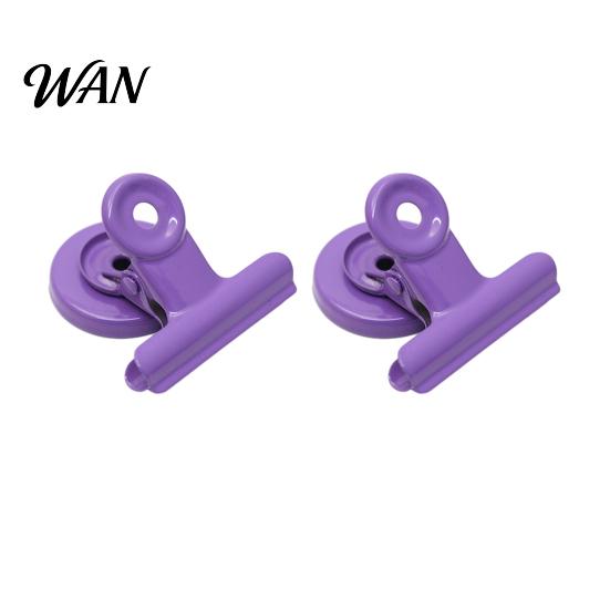 38mm Magnetic Clamp 2Pcs Folder Strong Metal Binder Clips Receipt Organizer Clip Heavy-Duty Fridge Magnets for Refrigerator Whiteboard Office