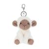 [Apricot Lamb] Sheep Cute Soft Animal Keychain Plush Toy, Suitable for Men and Women, for Backpack, Purse, 13cm