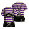 Herren Vintage Print Kurzarm T-Shirt Lockere Passform Lässiges Sommer Oberteil Neuheit Grafik T-Shirt