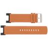 Leather Watch Band Wrist Watch Bands Double Sided Smartwatch Strap Replacement for Amazfit T Rex ProBrown