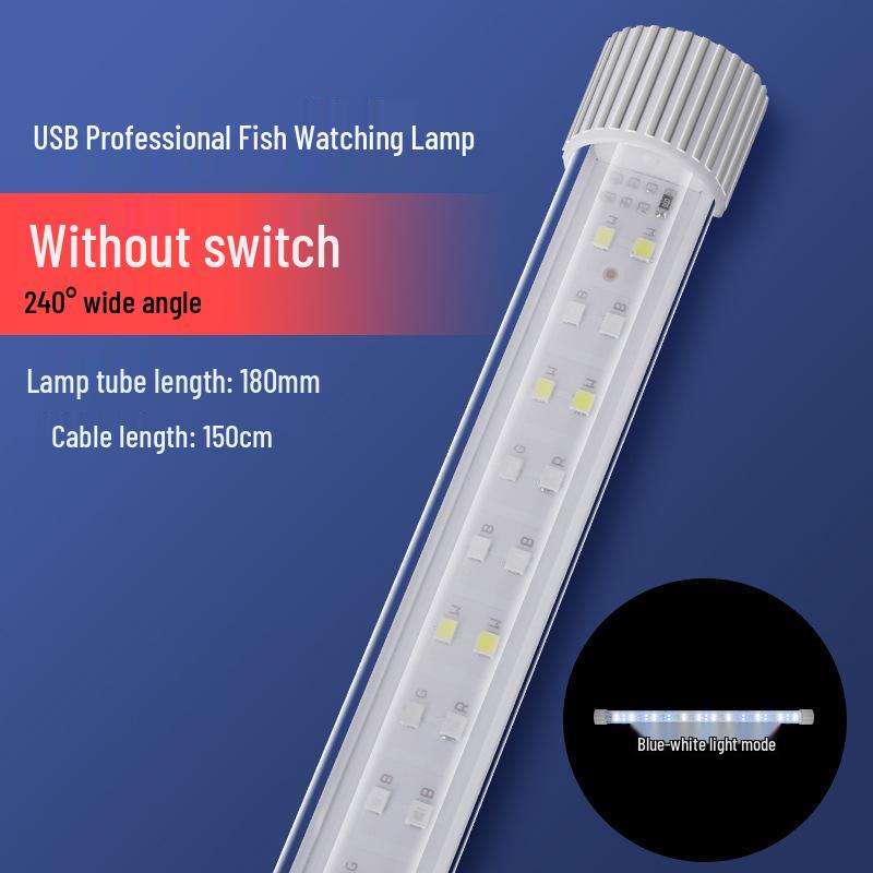 Submersible Waterproof LED Aquarium Light, Full Spectrum Color-Changing. 1000 pcs or more