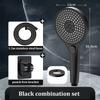 High Pressure Shower Head 13cm Panel 3 Modes Water Saving Spray Nozzle Shower Bathroom Accessories