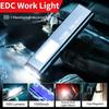 Ultra-thin Mini Flashlight, Portable, High Brightness, Rechargeable, Magnetic Work Light for Outdoor, Mountaineering, Auto Repair & Home Use