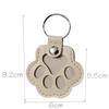 Exquisite Leather Pet Fur Keychain: Cute Cat & Dog Hair Bag Charm Ornament