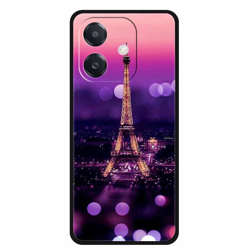 For OPPO A20 Case A 20 Phone Cover Lion Wolf Black Silicone Soft Back Cover Case For OPPO A40 A40m A60 5G Case A 40 A 60 Coque