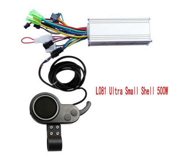 Electric Scooter Instrument L081 Color Screen+Finger Shifter Dial+Small Controller 500W 9MOSFET 36v48v60v18-28A E-BIKE DISPLAY