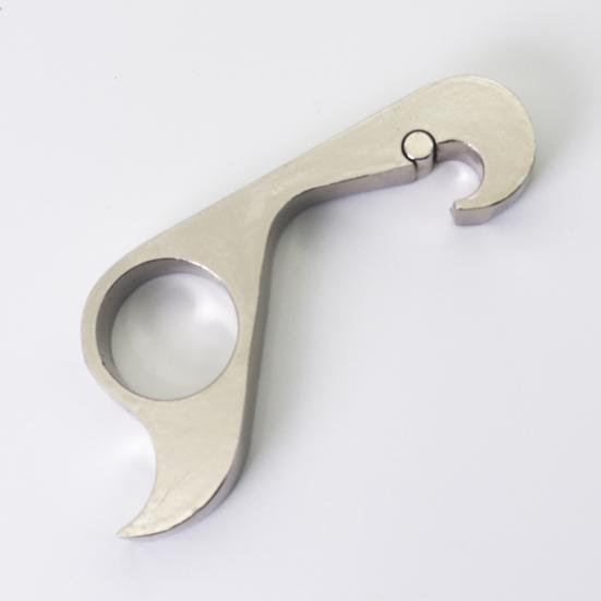 2Pcs Bottle Opener Can Pull Tab Pry Magnetic Refrigerator Magnet Portable One-Handed Operation Bottle Opener