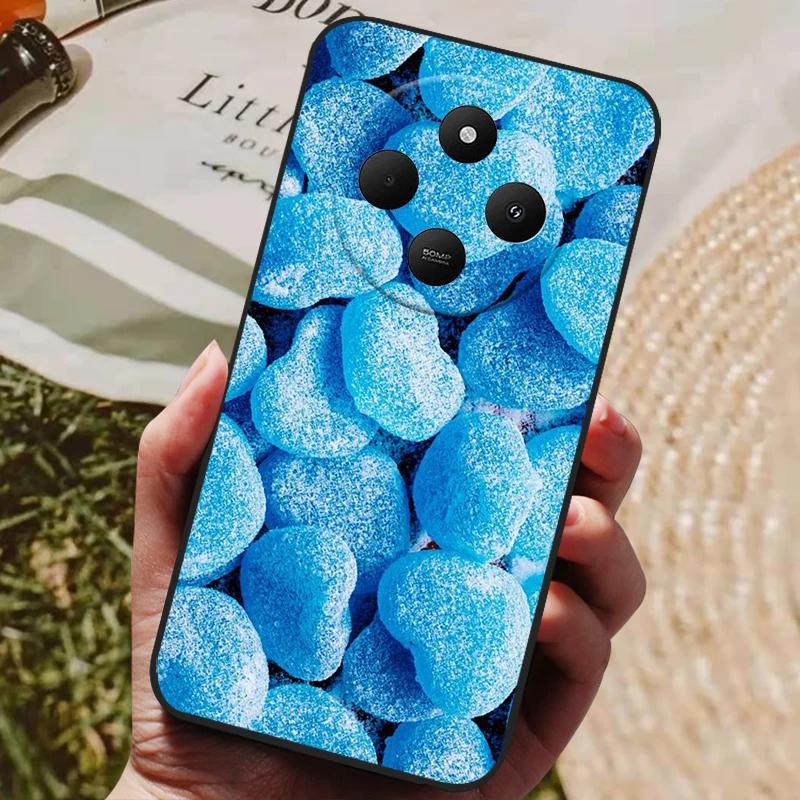Чехол для Xiaomi Redmi 14C Redmi14C Крутой Расписной Силиконовый ТПУ Мягкий Чехол для Poco C75 PocoC75 Чехлы Черный Защитный Корпус Телефона