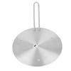 Heat Diffuser Stainless Steel Induction Cooker Diffuser Plate with Handle for Kitchen 21.5cm/8.46in