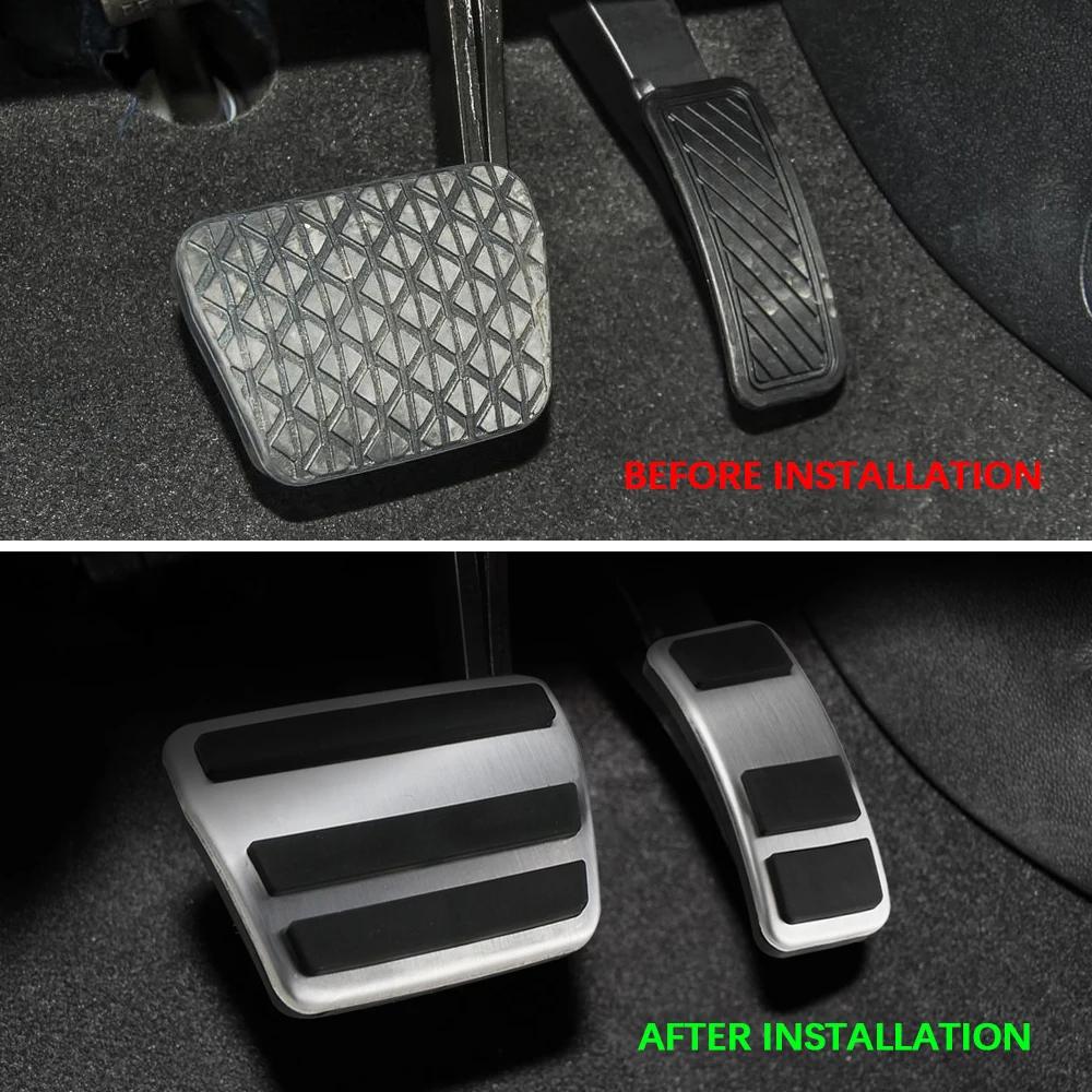 Car Pedals for Ford Fiesta MK8 2013-2023 Ecosport 2012 - 2023 Puma 2019 - 2023 Stainless Steel Gas Brake Pedal Cover Accessories