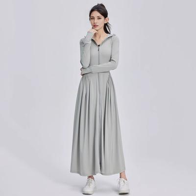 Yousheng Women's Sun Protection Hoodie Coat Full Body Cooling Sunscreen Clothing Long Sleeve Swimsuit Cover Up Dress for Summer Beach Fishing Hiking