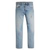 Mens Distressed Mid Rise Straight Leg Jeans
